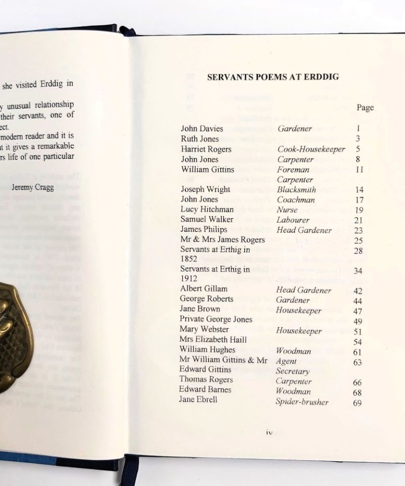 Erddig Servants Poems (1)