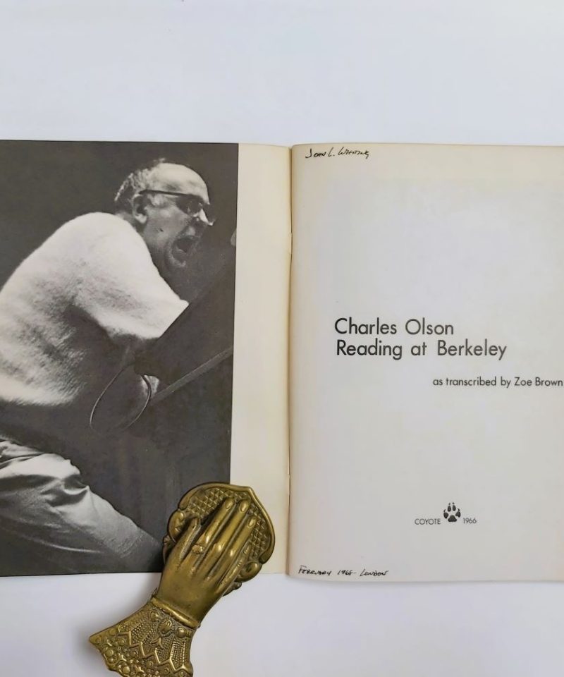 Olson Reading At Berkeley (1)