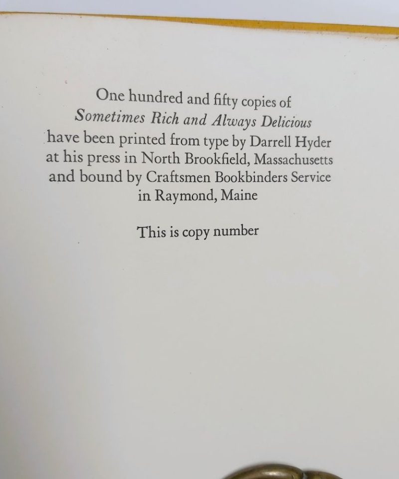 Sometimes rich and alway delicious oliver