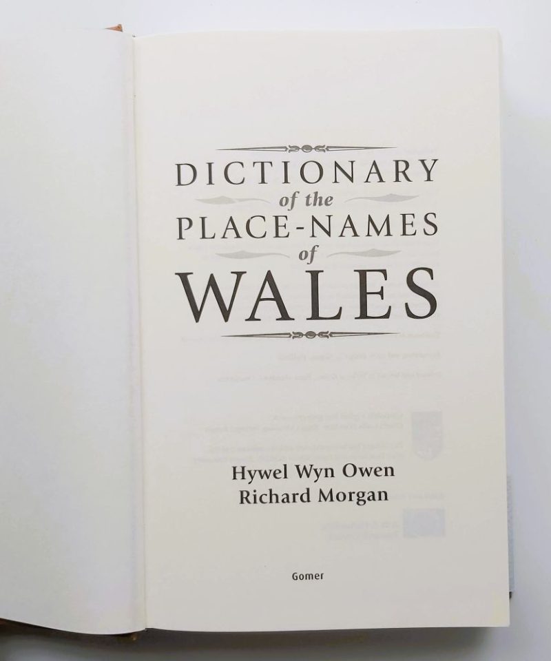 Dictionary Place Names of Wales (4)